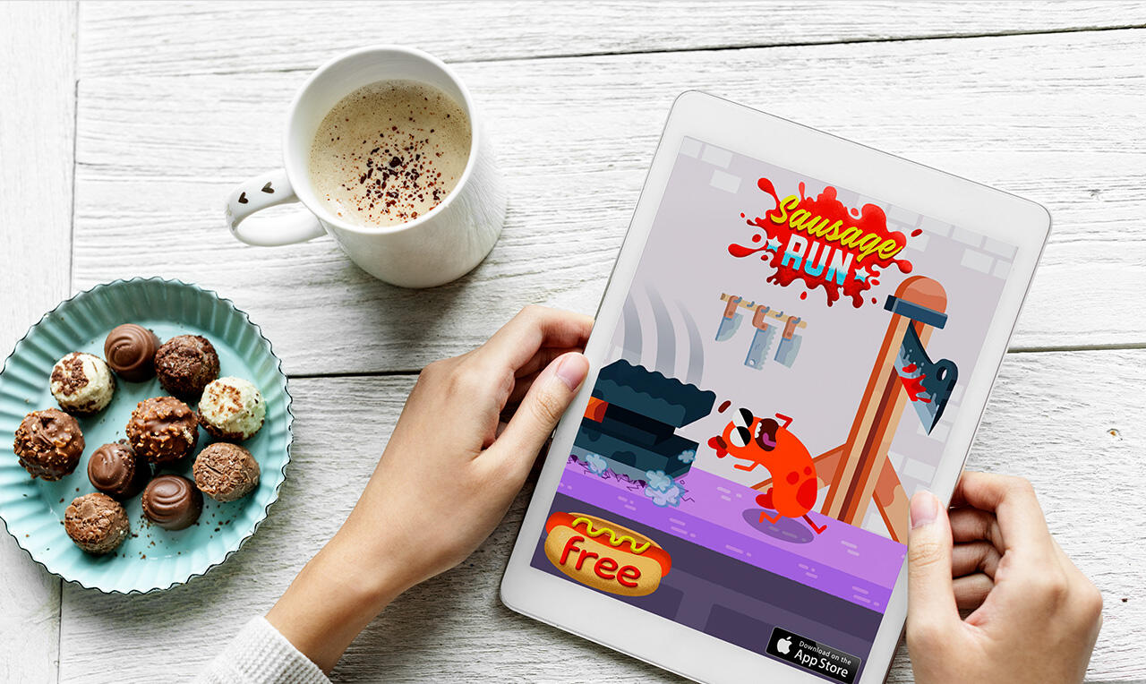 Sausage Run game banner