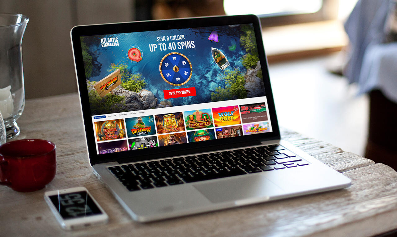 Big bass bonanza themed top view landing page